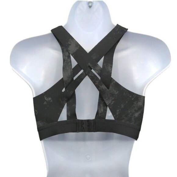 All in Motion Womens Sports Bra Strappy Back Bonded Med Support Black Small NEW - Picture 7 of 10
